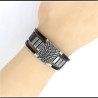 ATTAQUE DES TITANS BRACELET CUIR fermeture boucle