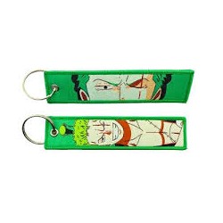 ONE PIECE Porte clé brodé Zoro Roronoa
