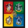 Harry Potter - Cadre 3D lenticulaire - Emblèmes