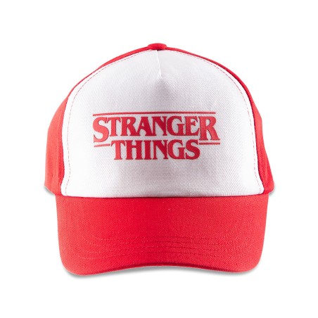 Stranger Things - Casquette de baseball - Blanc Rouge