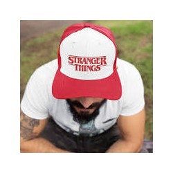 Stranger Things - Casquette de baseball - Blanc Rouge