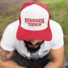 Stranger Things - Casquette de baseball - Blanc Rouge