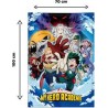 MY HERO ACADEMIA Toile Murale Tissu 70 x 100 cm