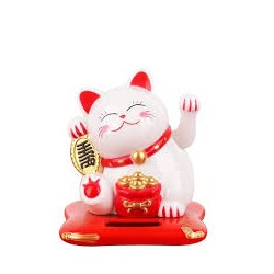 Maneki Neko Solaire Blanc...