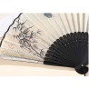 Eventail Inspiration Japon avec ses Fleurs de Sakura ou Bambou et Papillon