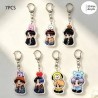 BTS Porte clé Acrylique chanteur et mascotte