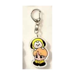 BTS Porte clé Acrylique chanteur et mascotte