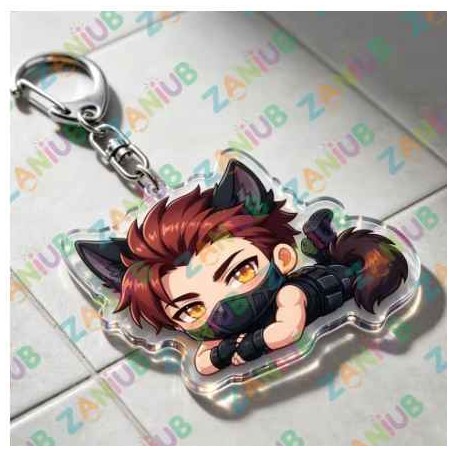 LOVE AND DEEPSPACE  VALKO Porte Clé  Acrylique