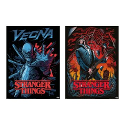 Stranger Things set de 2 Poster - Vecna & Eddie