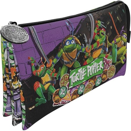 Tortues Ninja Trousse triple pour crayons