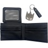 Batman - Coffret cadeau, portefeuille et porte-clés, noir, produit officiel