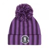 Wednesday bonnet Pom-Pom Nevermore Logo