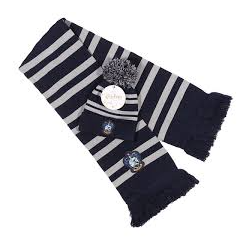 Harry Potter Serdaigle Ensemble bonnet et écharpe d'hiver pour adultes, Bleu, taille unique