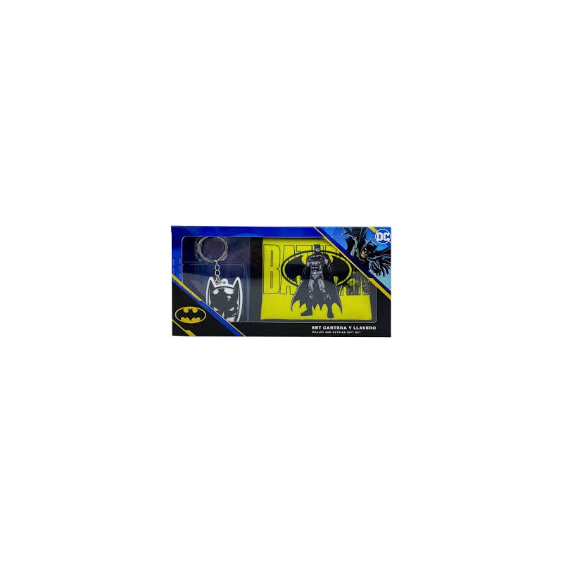 DC COMICS Batman - Set cadeau, porte-clés et portefeuille