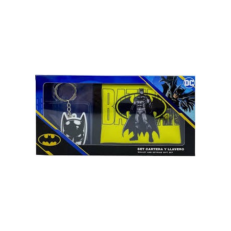 DC COMICS Batman - Set cadeau, porte-clés et portefeuille