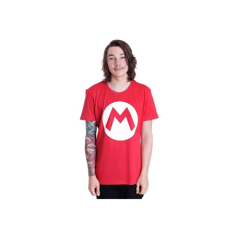 Super Mario - T-Shirt Big M Red