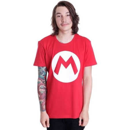 Super Mario - T-Shirt Big M Red
