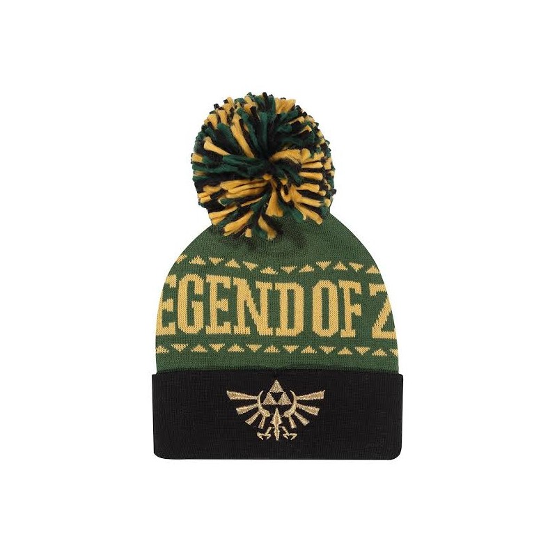 Zelda - Bonnet à pompon avec logo