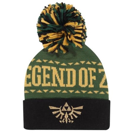 Zelda - Bonnet à pompon avec logo
