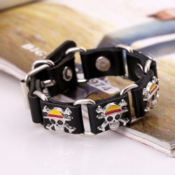 ONE PIECE Bracelet cuir...