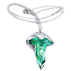 SEIGNEUR DES ANNEAUX Collier feuille de la lorien