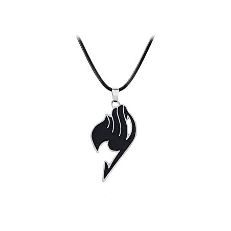 FAIRY TAIL collier cordon Logo de la guilde Noir