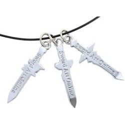 SWORD ART ONLINE collier 3 épées