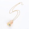 LA BELLE ET LA BETE collier cage rose de belle