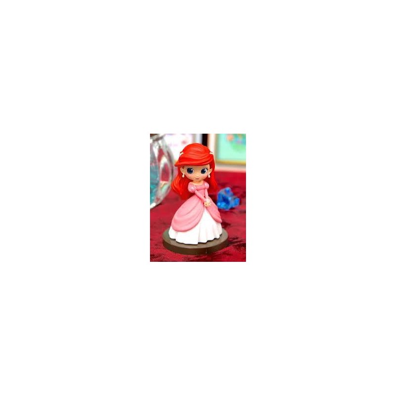DISNEY - Figurine de collection Q Posket Ariel en Robe 7cm